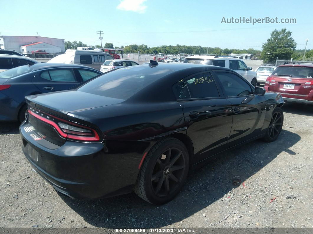 2018 Dodge Charger Sxt Plus Black vin: 2C3CDXHG7JH152080