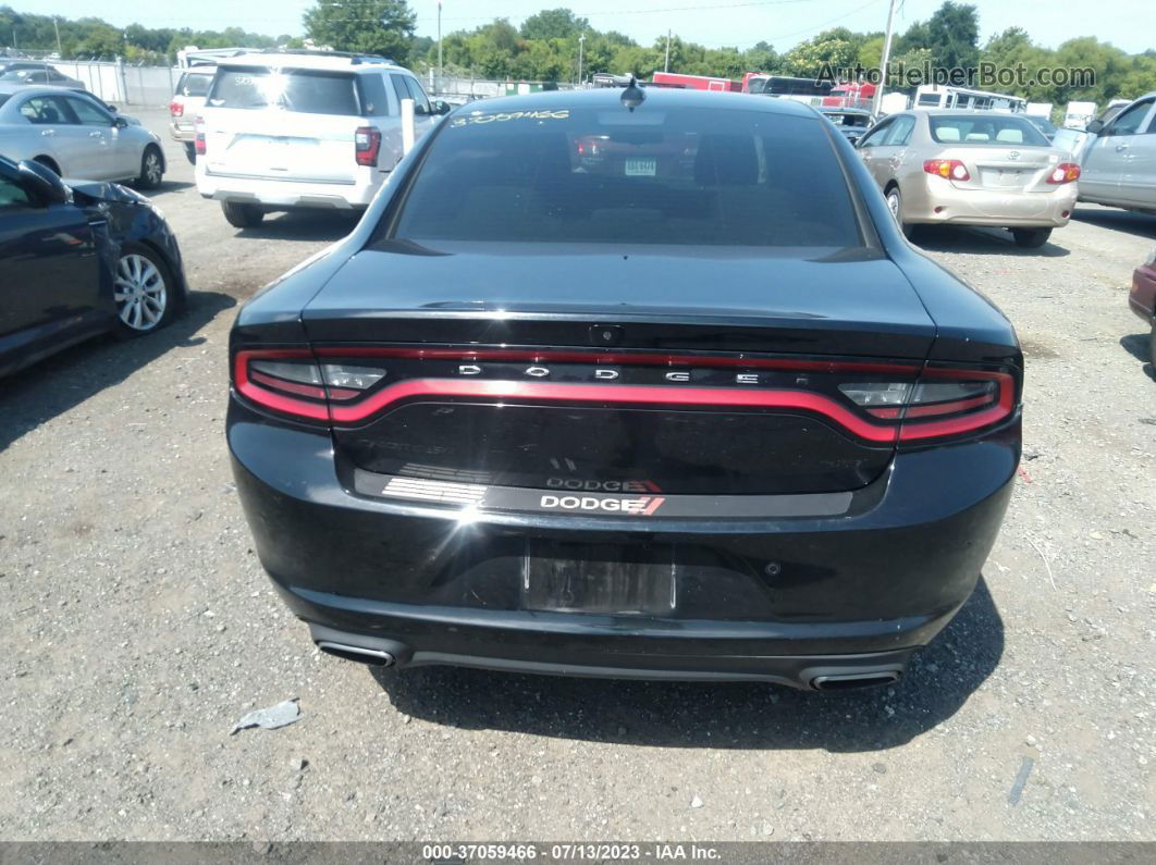 2018 Dodge Charger Sxt Plus Black vin: 2C3CDXHG7JH152080