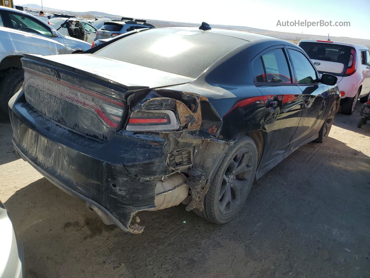 2018 Dodge Charger Sxt Plus Black vin: 2C3CDXHG7JH281291