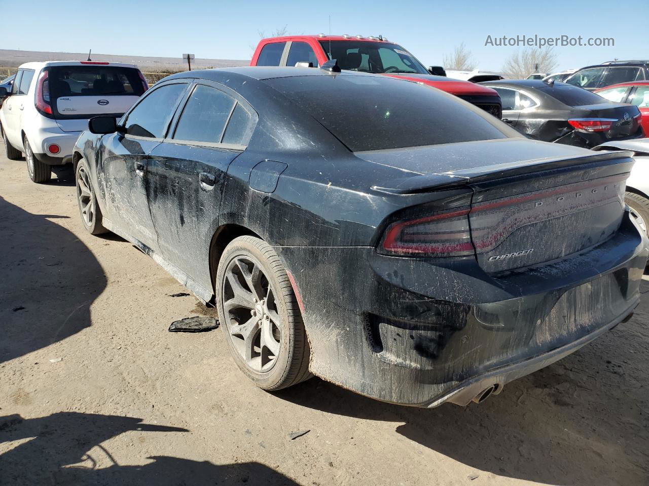 2018 Dodge Charger Sxt Plus Black vin: 2C3CDXHG7JH281291