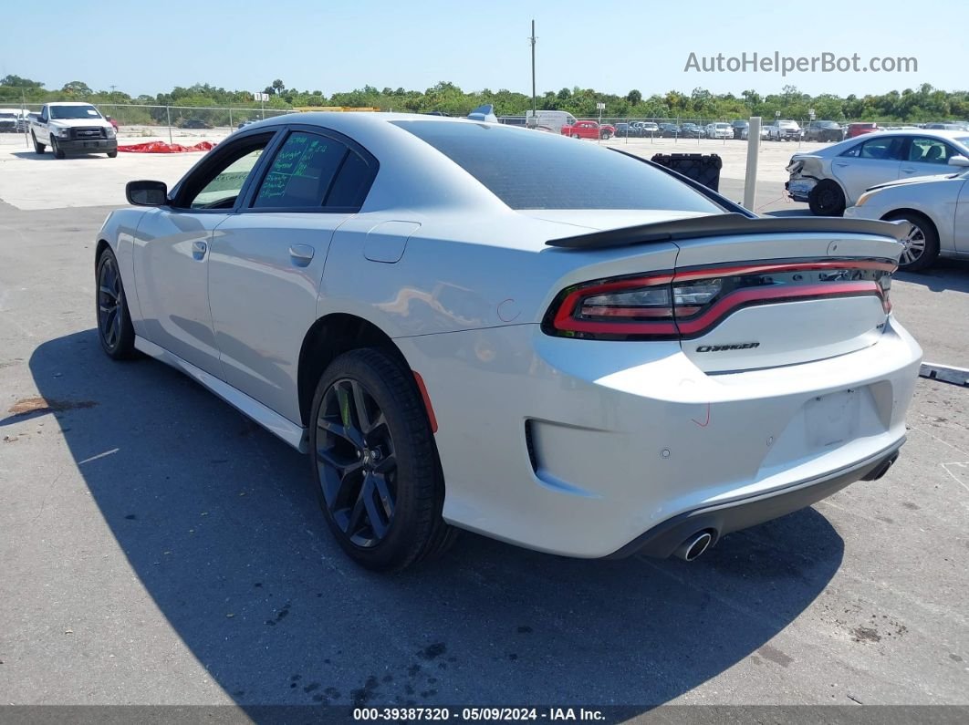 2021 Dodge Charger Gt Rwd Silver vin: 2C3CDXHG7MH519550