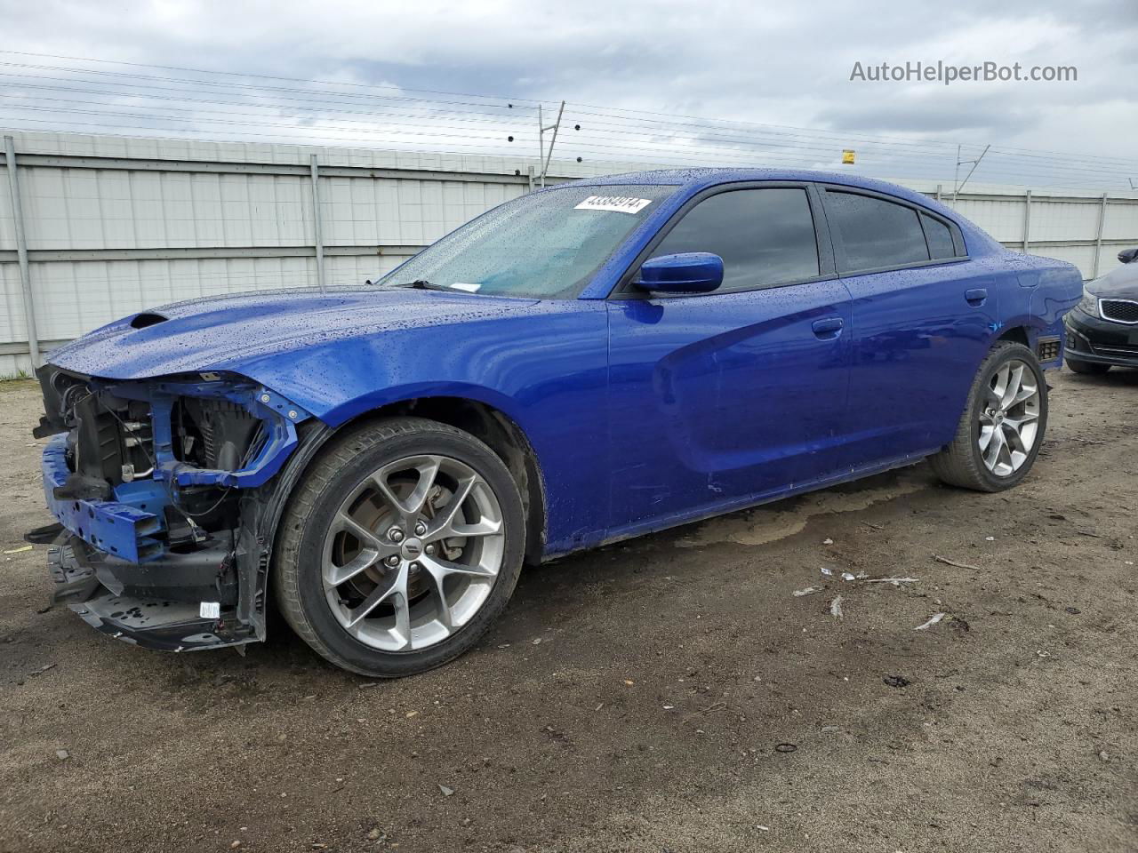 2021 Dodge Charger Gt Blue vin: 2C3CDXHG7MH616585