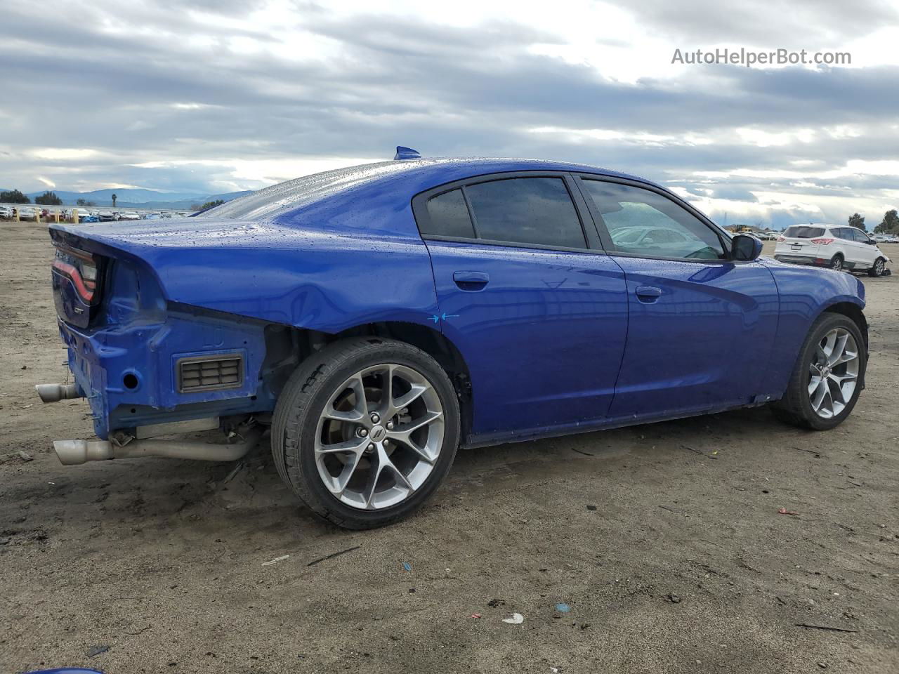 2021 Dodge Charger Gt Blue vin: 2C3CDXHG7MH616585