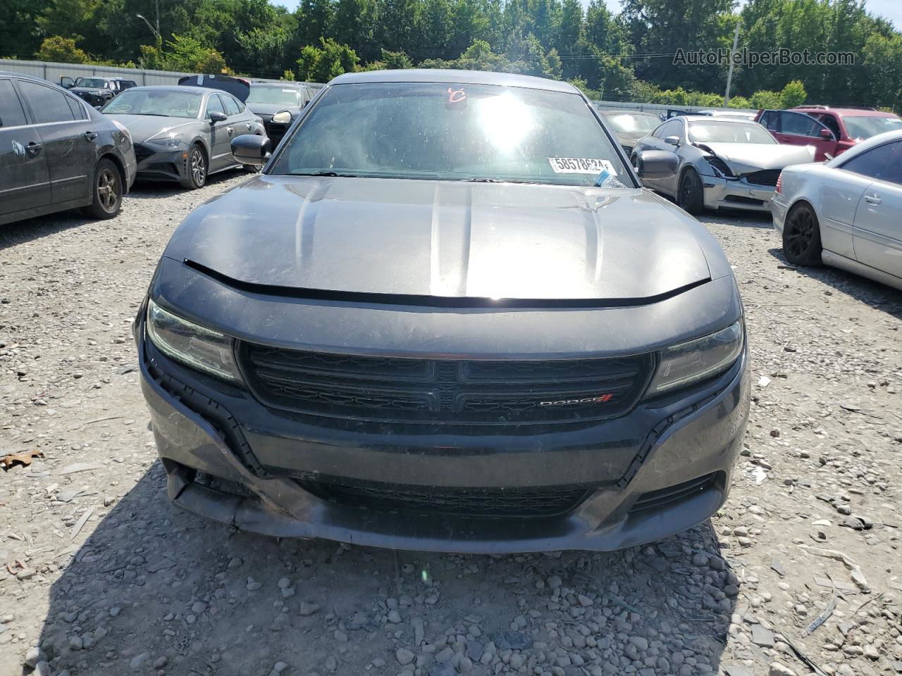 2016 Dodge Charger Sxt Charcoal vin: 2C3CDXHG8GH133014