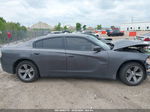 2016 Dodge Charger Sxt Gray vin: 2C3CDXHG8GH266260