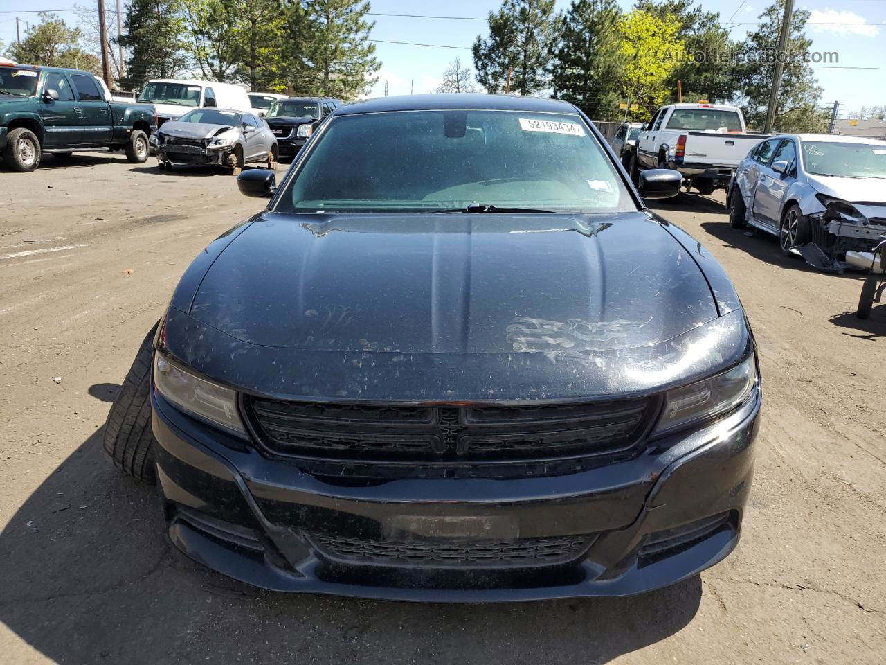 2016 Dodge Charger Sxt Black vin: 2C3CDXHG8GH297489