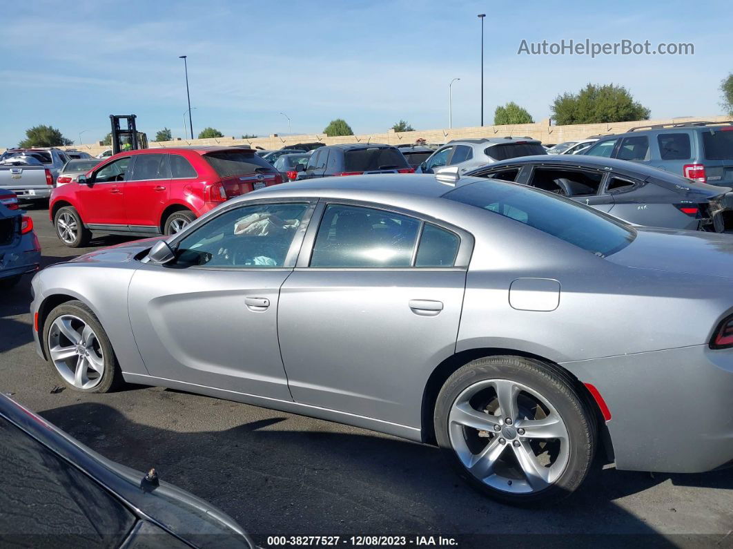 2017 Dodge Charger Sxt Silver vin: 2C3CDXHG8HH511351