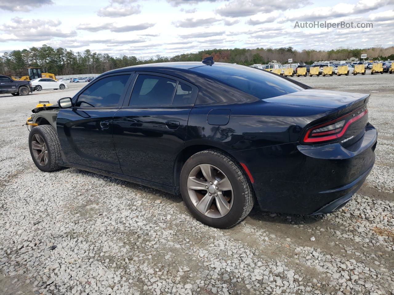 2018 Dodge Charger Sxt Plus Black vin: 2C3CDXHG8JH129049