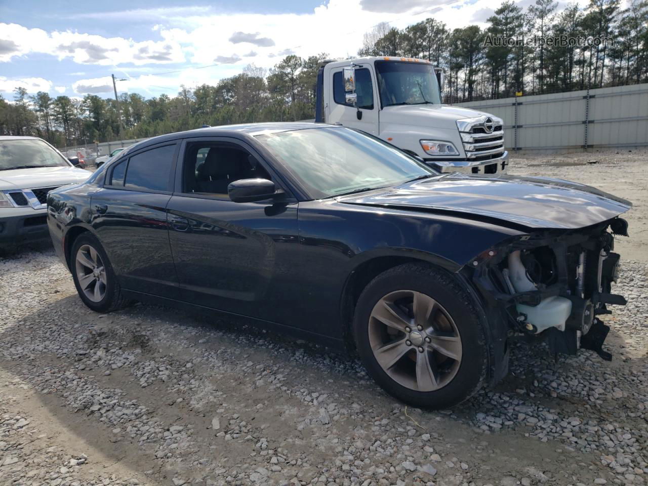 2018 Dodge Charger Sxt Plus Black vin: 2C3CDXHG8JH129049