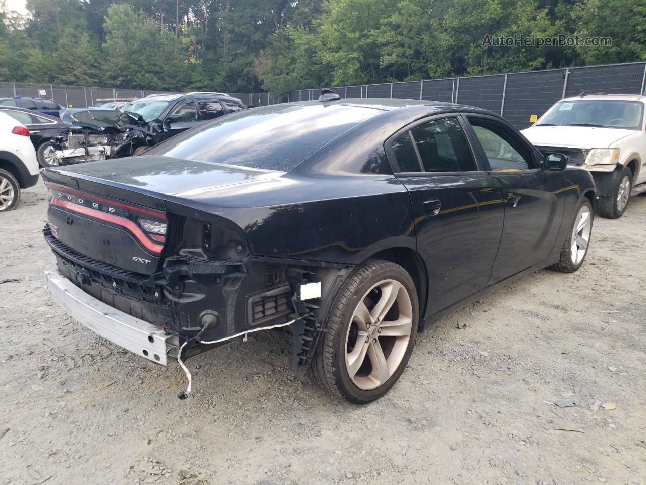 2018 Dodge Charger Sxt Plus Black vin: 2C3CDXHG8JH135918