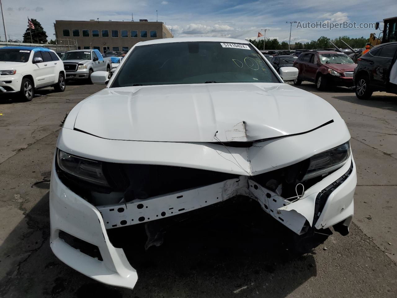 2018 Dodge Charger Sxt Plus White vin: 2C3CDXHG8JH148071