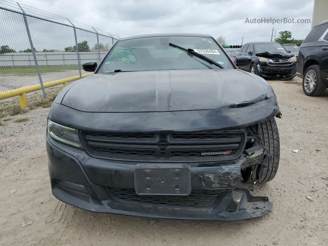 2016 Dodge Charger Sxt Black vin: 2C3CDXHG9GH132826