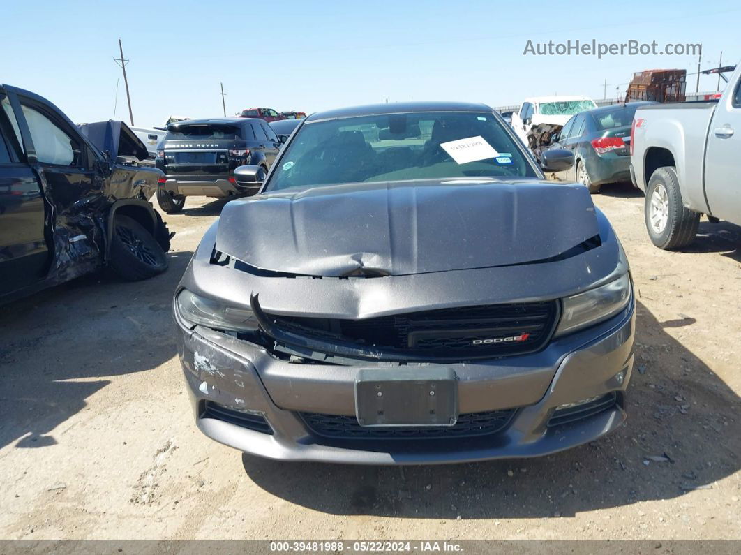 2016 Dodge Charger Sxt Black vin: 2C3CDXHG9GH172792