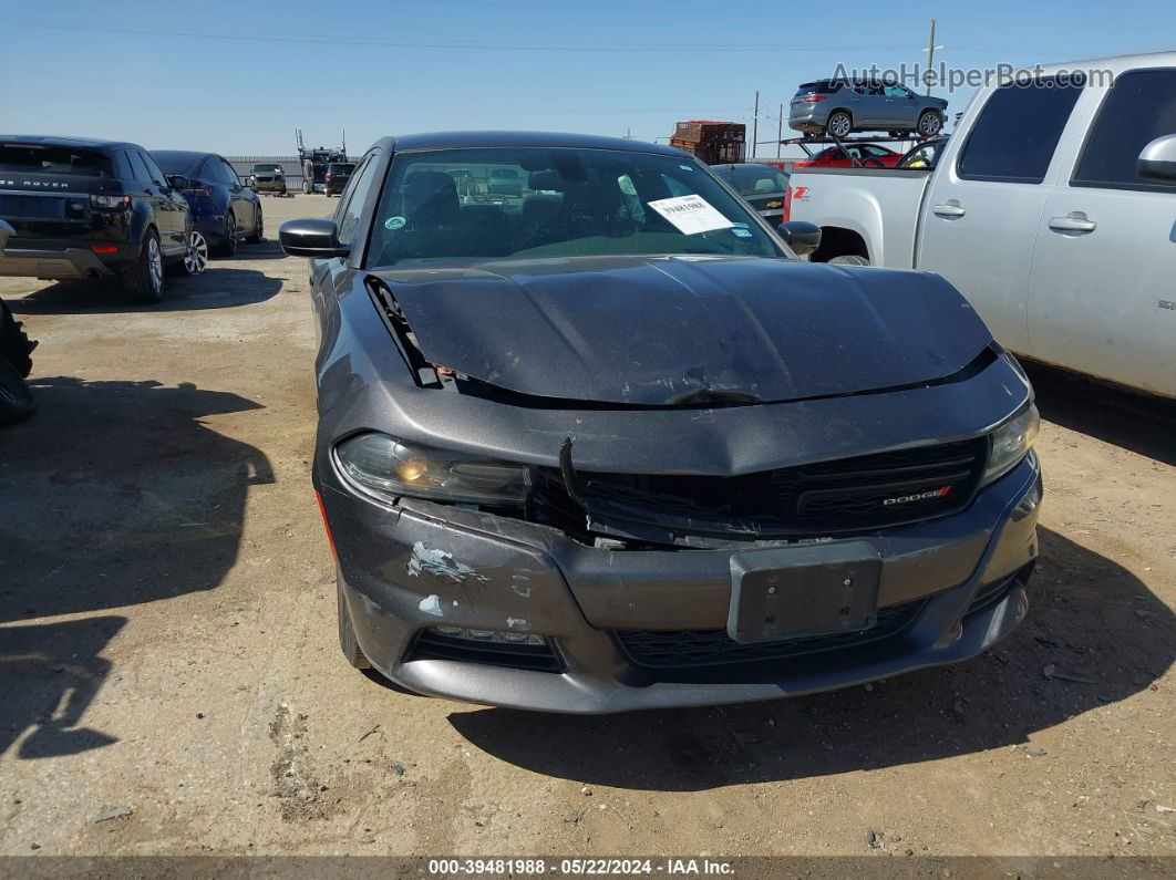 2016 Dodge Charger Sxt Black vin: 2C3CDXHG9GH172792