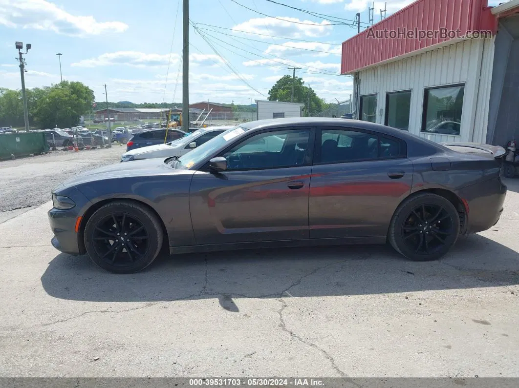 2016 Dodge Charger Sxt Gray vin: 2C3CDXHG9GH215625