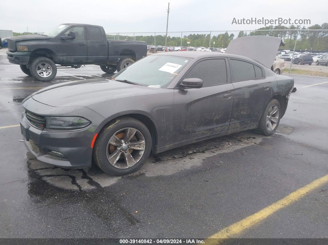 2016 Dodge Charger Sxt Серый vin: 2C3CDXHG9GH237298