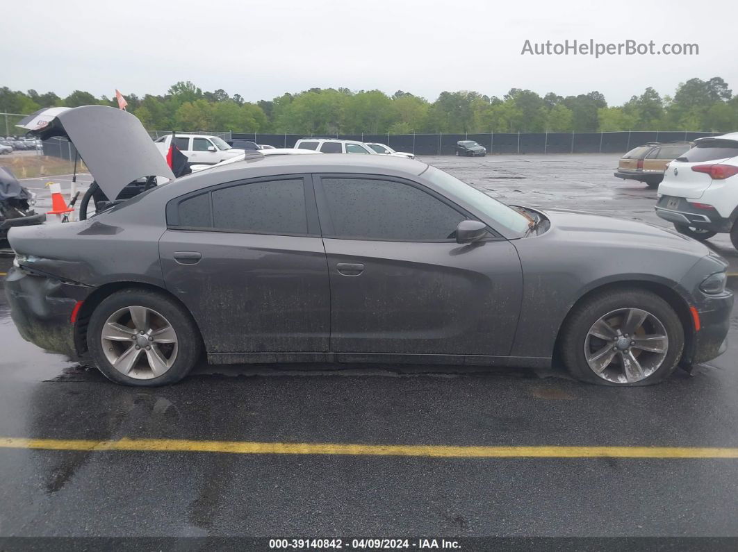 2016 Dodge Charger Sxt Gray vin: 2C3CDXHG9GH237298