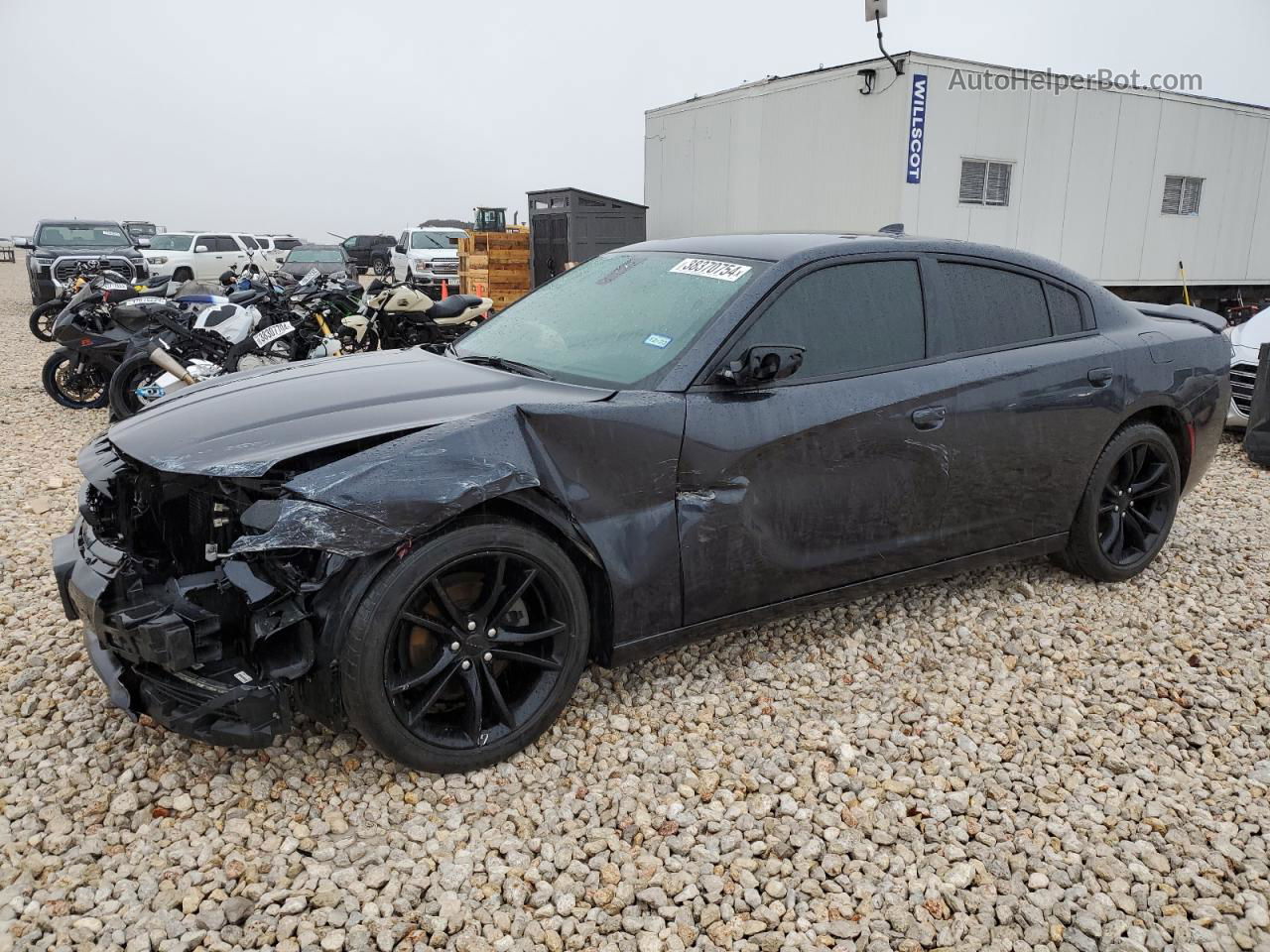 2016 Dodge Charger Sxt Charcoal vin: 2C3CDXHG9GH286274