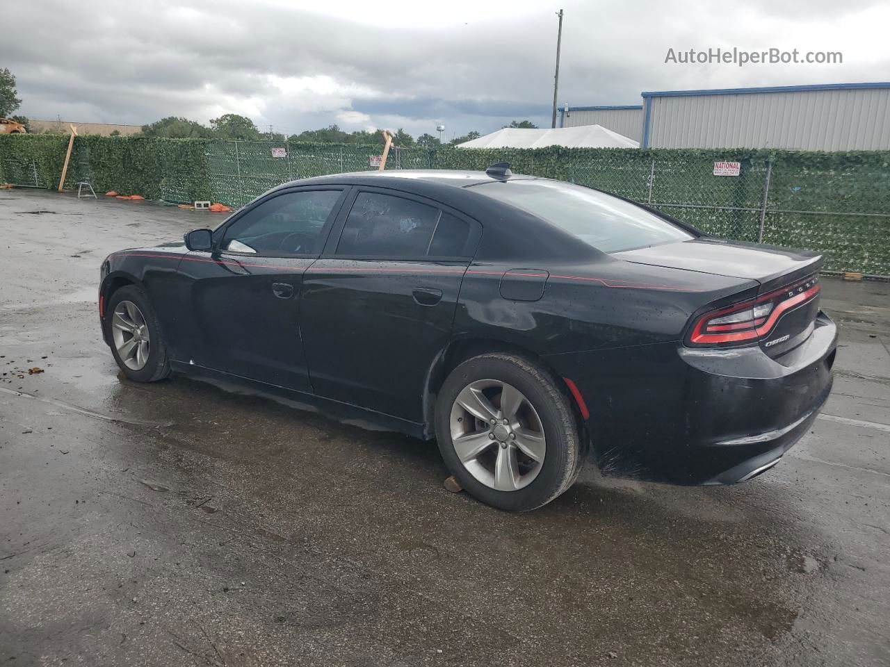 2017 Dodge Charger Sxt Black vin: 2C3CDXHG9HH520219