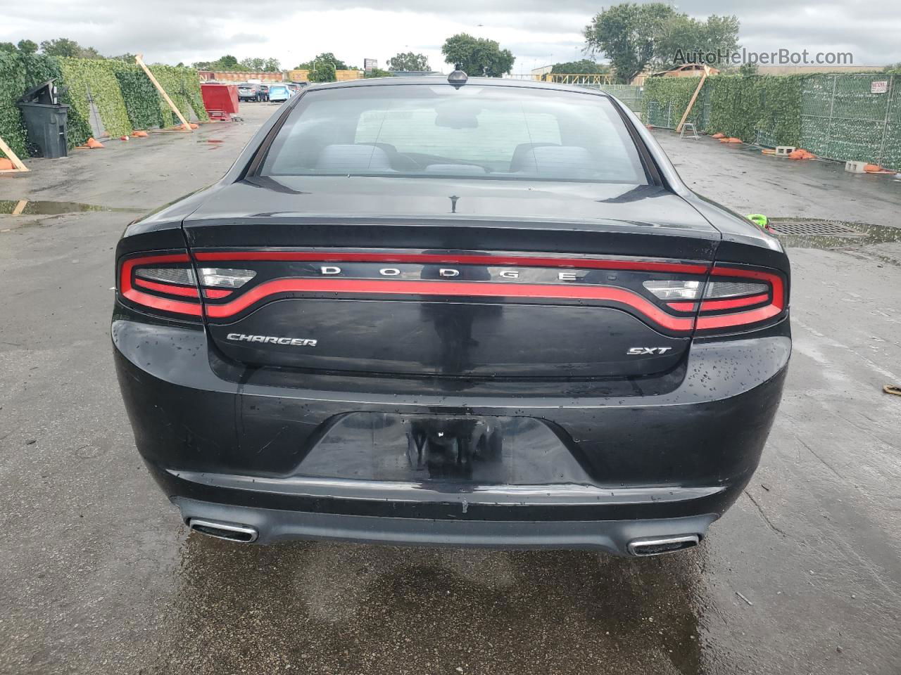 2017 Dodge Charger Sxt Black vin: 2C3CDXHG9HH520219