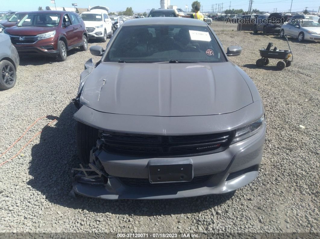 2017 Dodge Charger Sxt Rwd Gray vin: 2C3CDXHG9HH523945