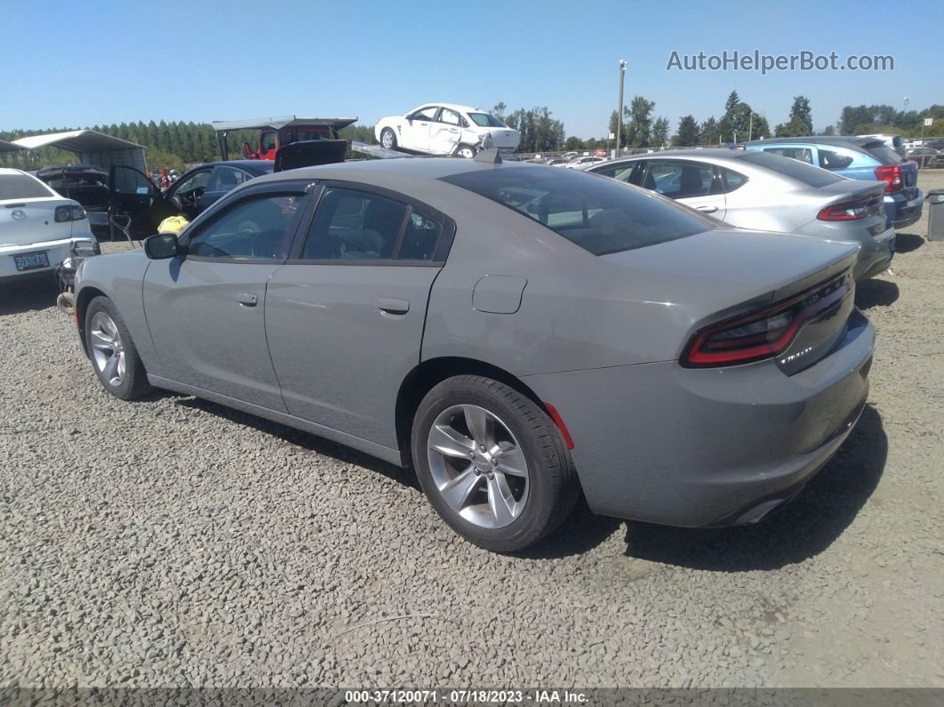 2017 Dodge Charger Sxt Rwd Gray vin: 2C3CDXHG9HH523945