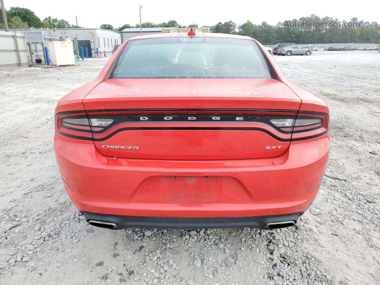 2017 Dodge Charger Sxt Red vin: 2C3CDXHG9HH561630