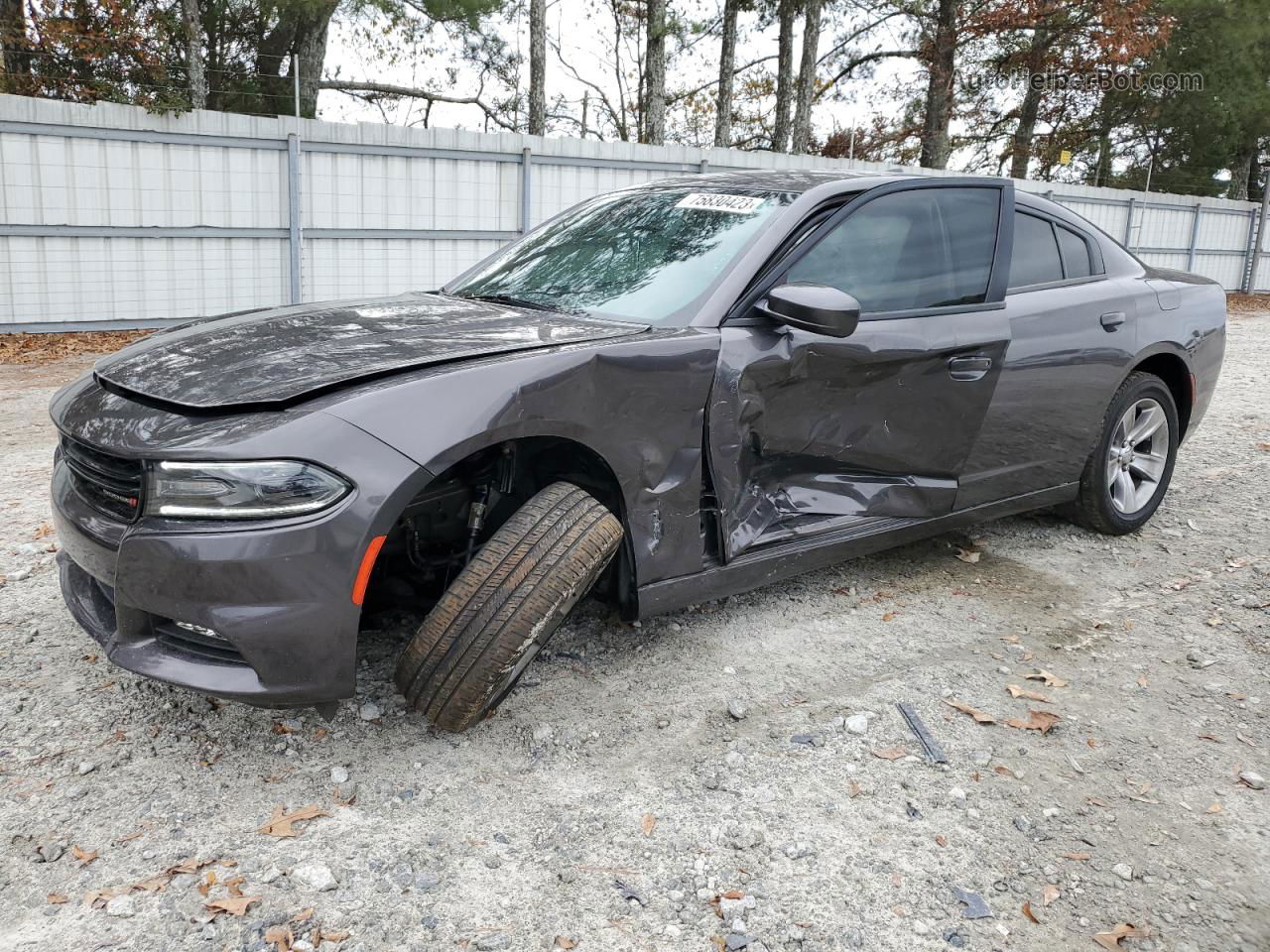 2017 Dodge Charger Sxt Угольный vin: 2C3CDXHG9HH655135