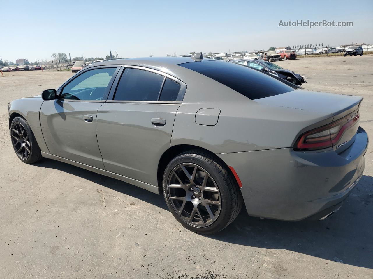 2018 Dodge Charger Sxt Plus Серый vin: 2C3CDXHG9JH187820