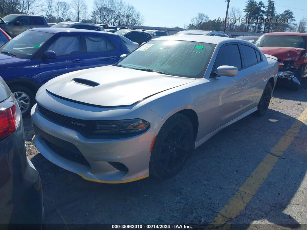 2021 Dodge Charger Gt Rwd Silver vin: 2C3CDXHG9MH637180