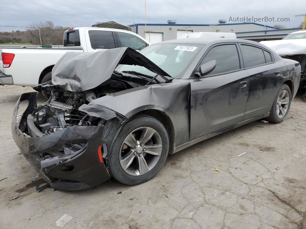 2016 Dodge Charger Sxt Серый vin: 2C3CDXHGXGH169383