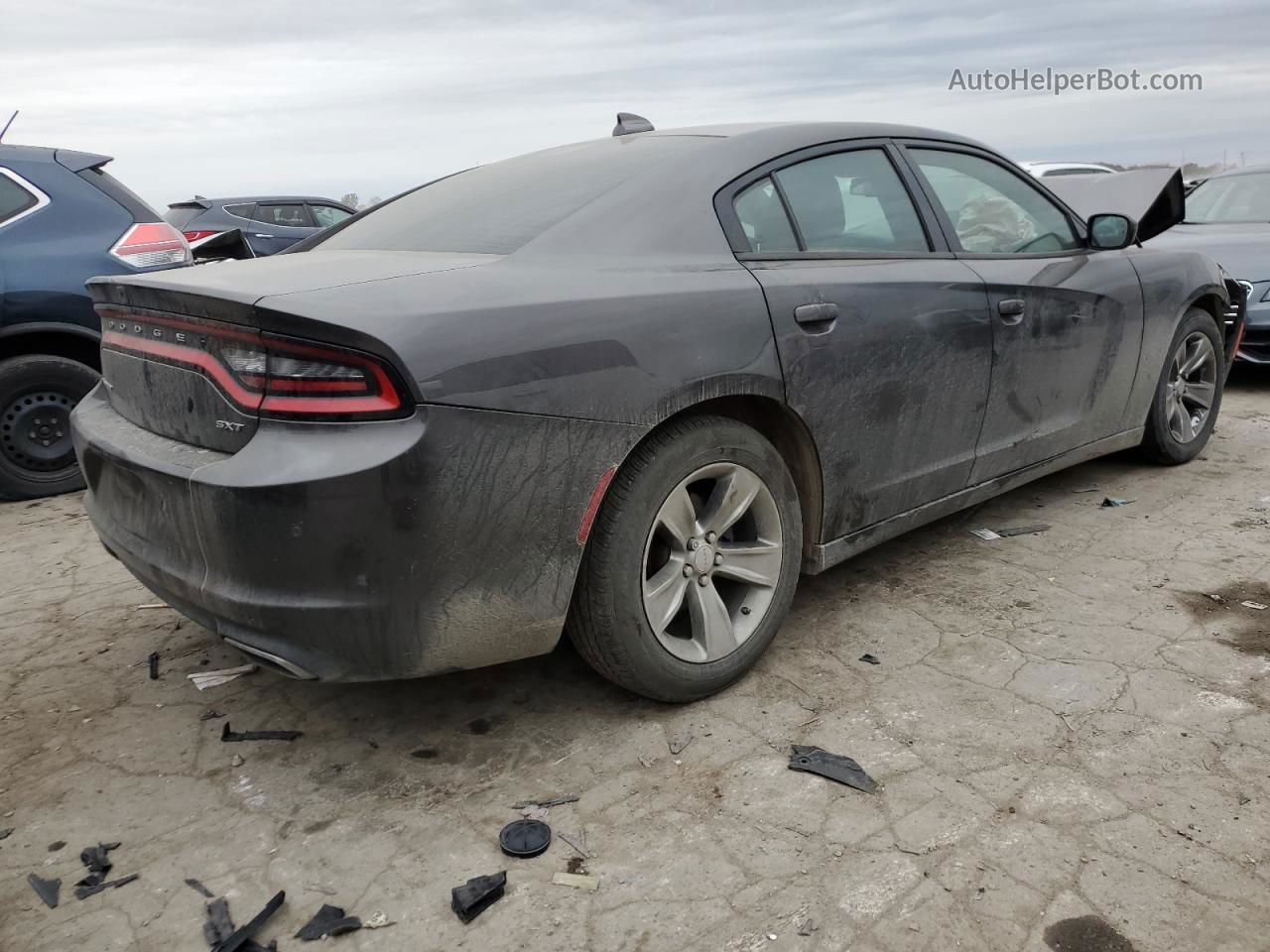 2016 Dodge Charger Sxt Серый vin: 2C3CDXHGXGH169383