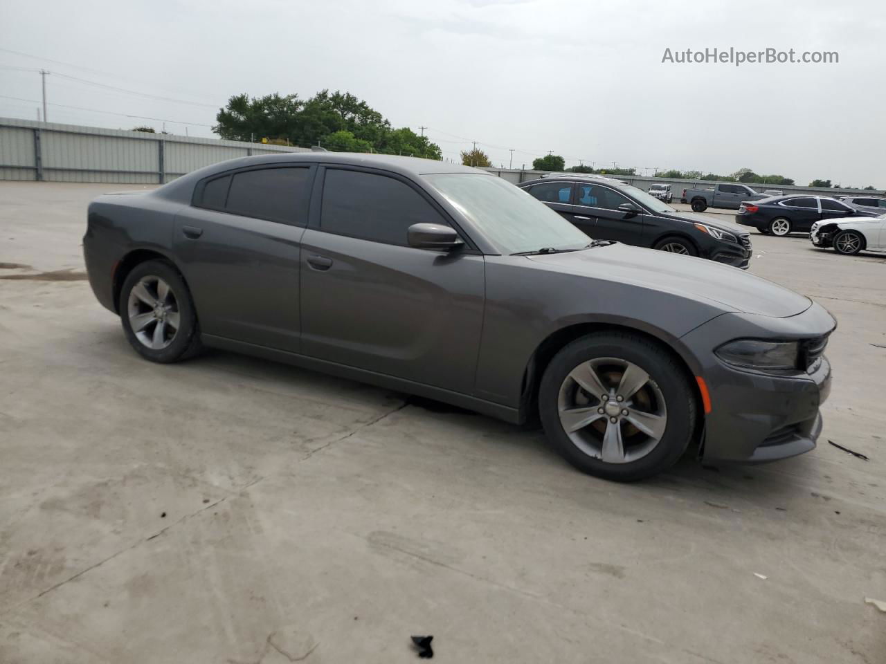 2016 Dodge Charger Sxt Charcoal vin: 2C3CDXHGXGH174020