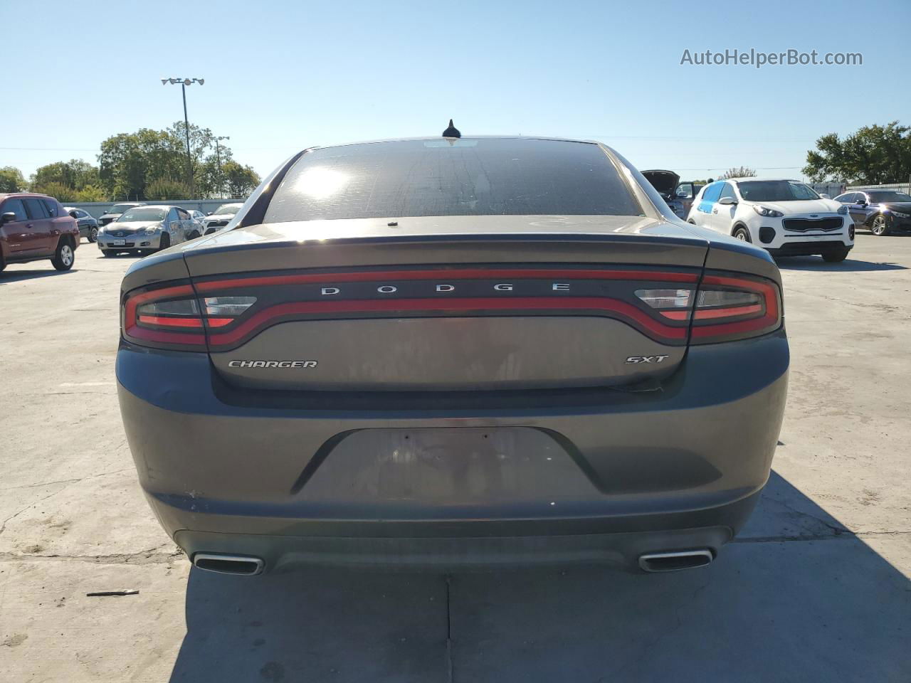 2016 Dodge Charger Sxt Charcoal vin: 2C3CDXHGXGH215486