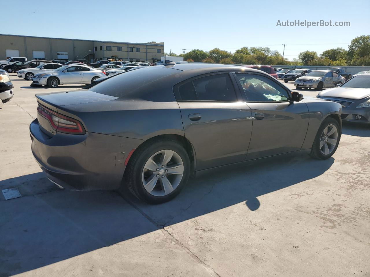 2016 Dodge Charger Sxt Charcoal vin: 2C3CDXHGXGH215486