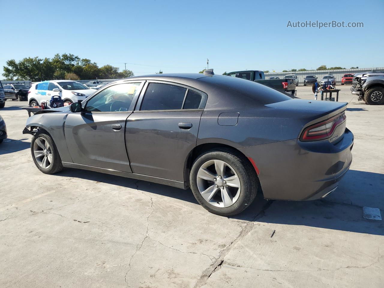 2016 Dodge Charger Sxt Charcoal vin: 2C3CDXHGXGH215486