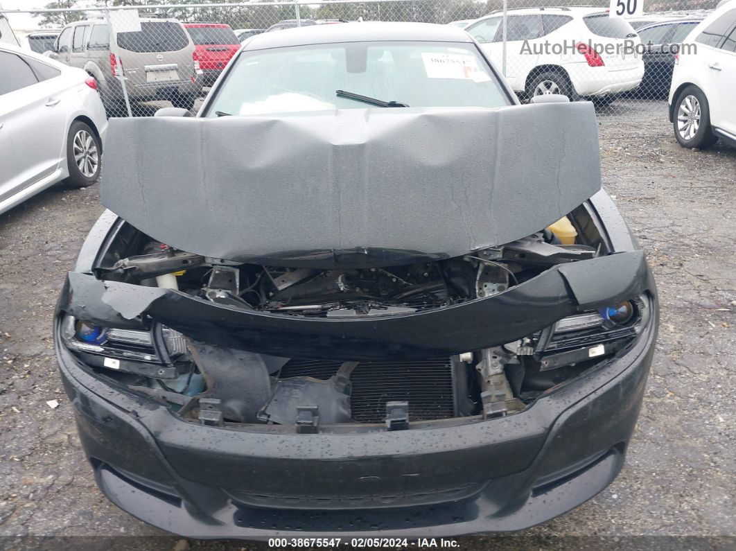 2016 Dodge Charger Sxt Black vin: 2C3CDXHGXGH318228