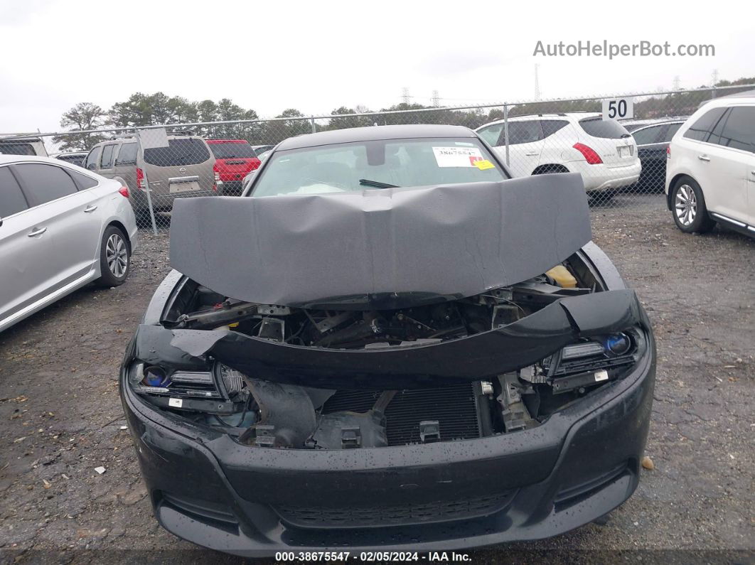 2016 Dodge Charger Sxt Black vin: 2C3CDXHGXGH318228