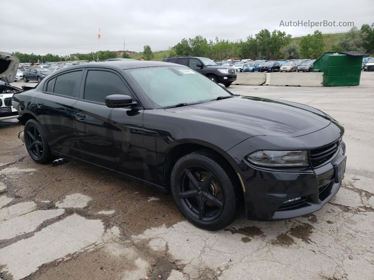 2016 Dodge Charger Sxt Black vin: 2C3CDXHGXGH326801