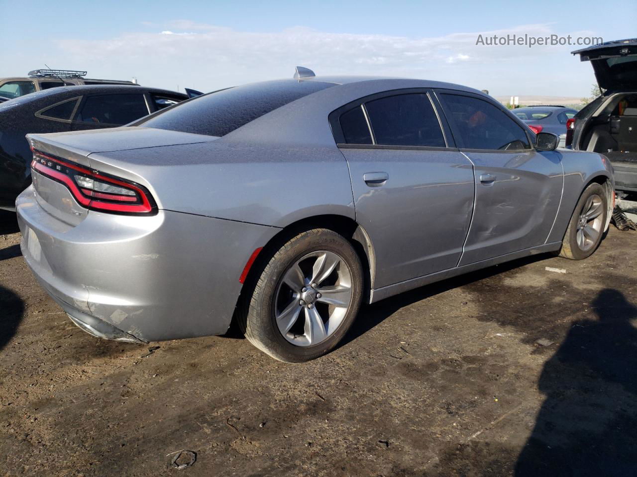 2017 Dodge Charger Sxt Черный vin: 2C3CDXHGXHH561846