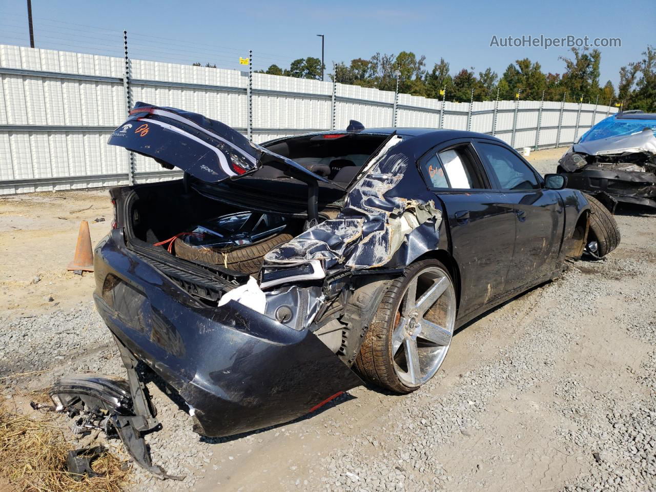 2017 Dodge Charger Sxt Black vin: 2C3CDXHGXHH562804