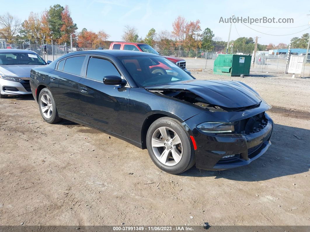 2017 Dodge Charger Sxt Rwd Black vin: 2C3CDXHGXHH562916