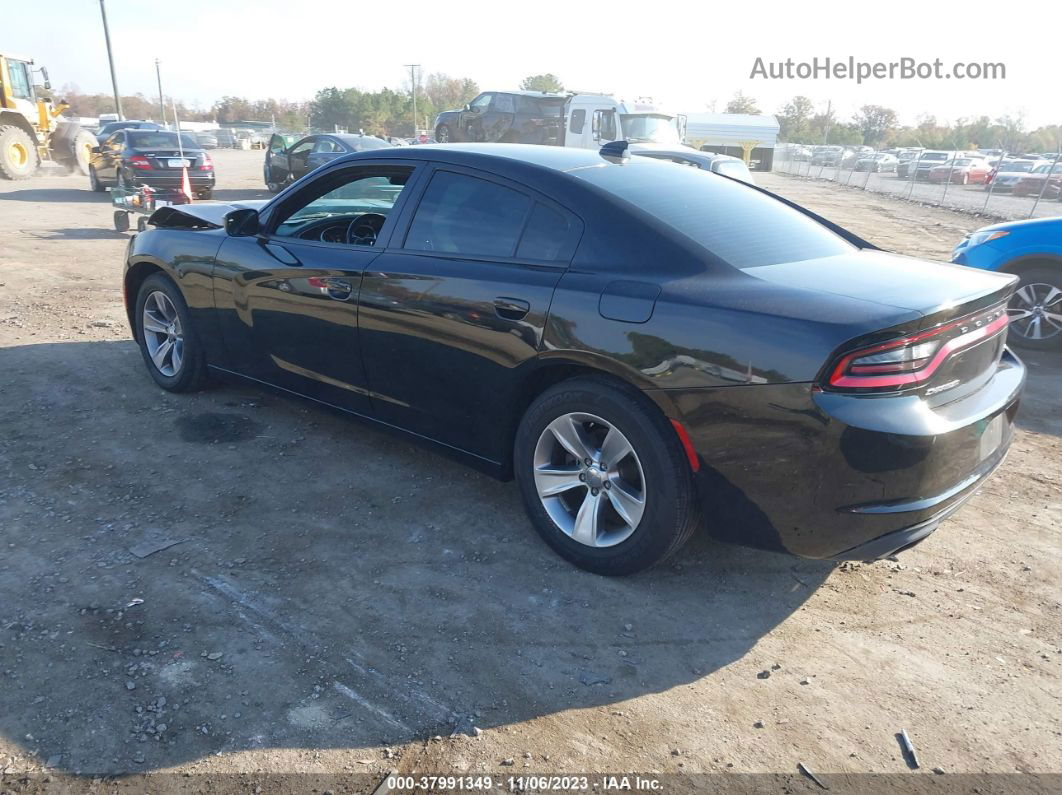 2017 Dodge Charger Sxt Rwd Black vin: 2C3CDXHGXHH562916