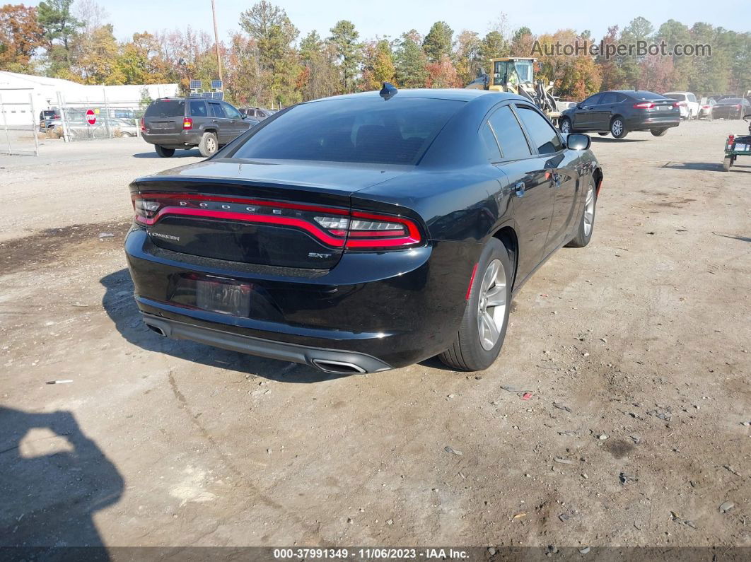 2017 Dodge Charger Sxt Rwd Black vin: 2C3CDXHGXHH562916