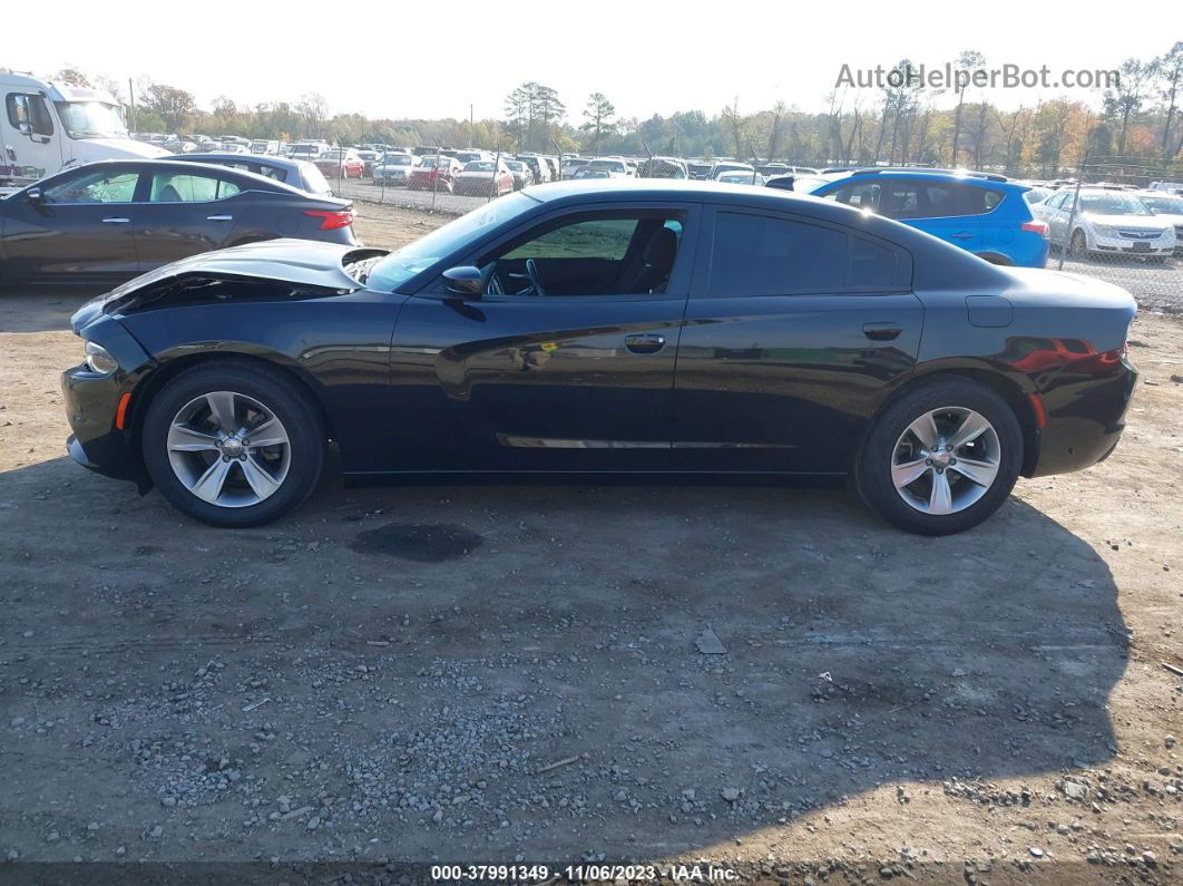 2017 Dodge Charger Sxt Rwd Black vin: 2C3CDXHGXHH562916