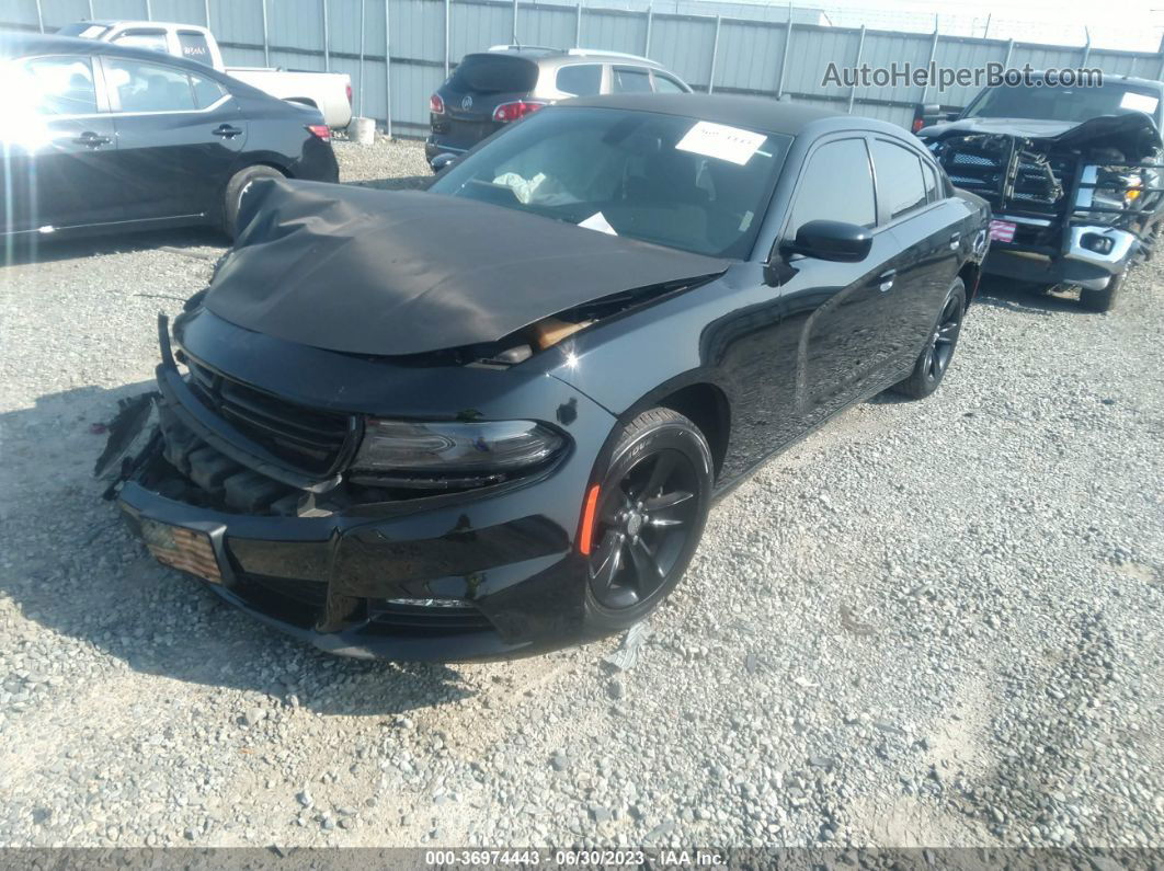 2017 Dodge Charger Sxt Черный vin: 2C3CDXHGXHH571924