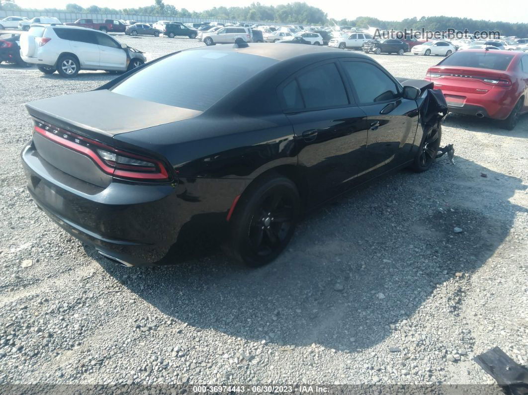 2017 Dodge Charger Sxt Black vin: 2C3CDXHGXHH571924