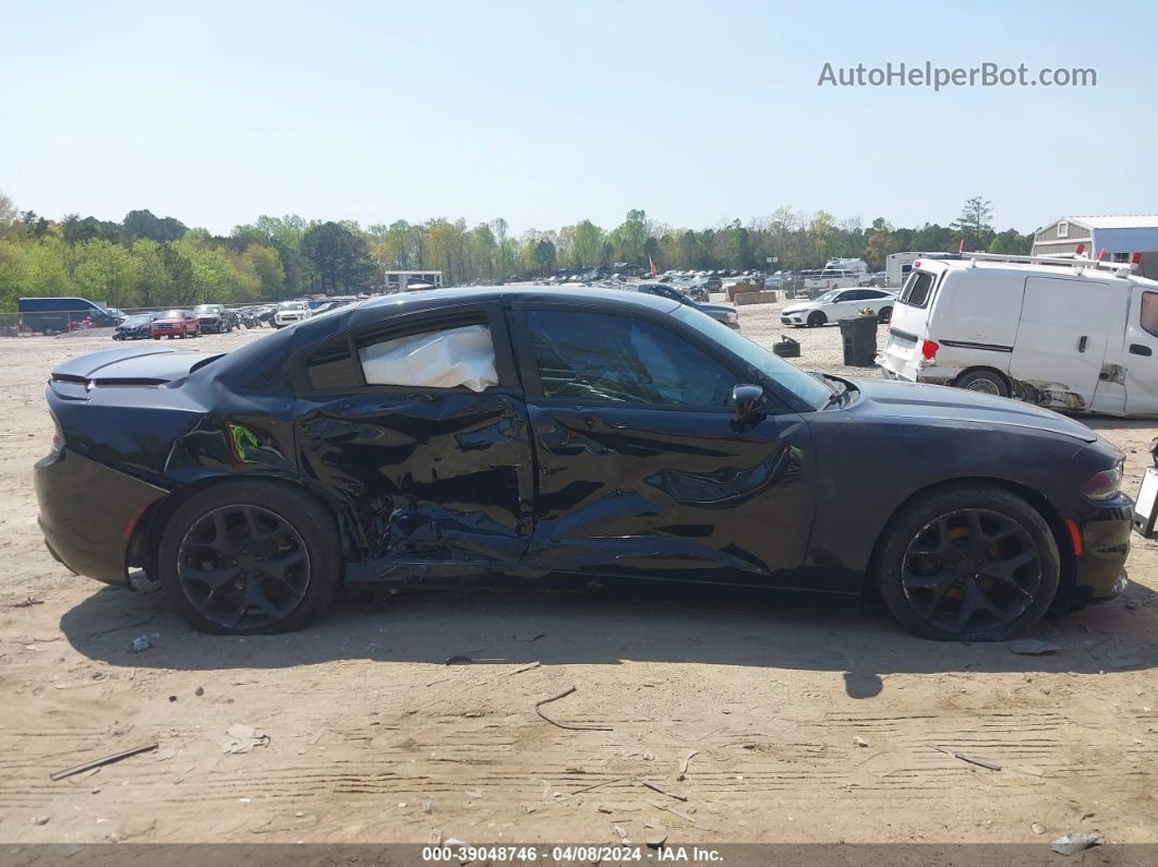 2017 Dodge Charger Sxt Rwd Black vin: 2C3CDXHGXHH575634