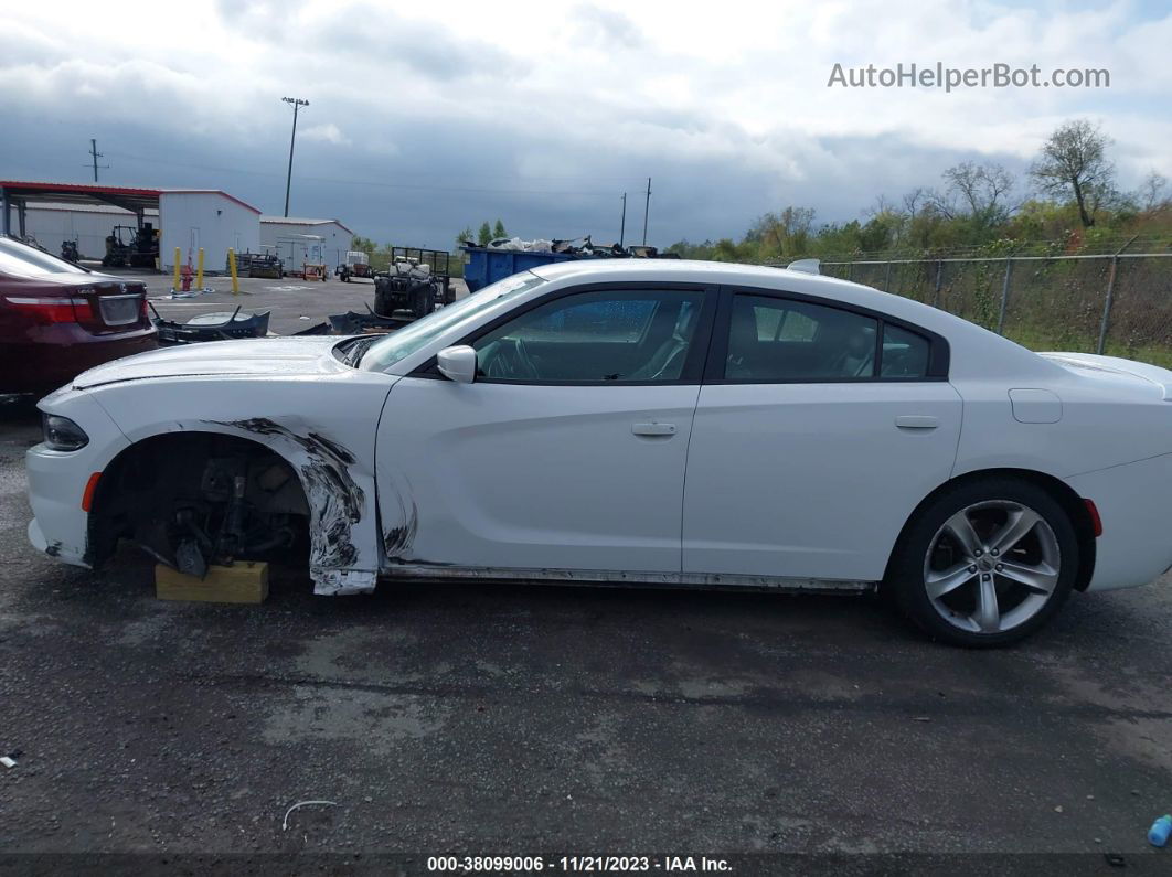 2017 Dodge Charger Sxt Rwd White vin: 2C3CDXHGXHH643138