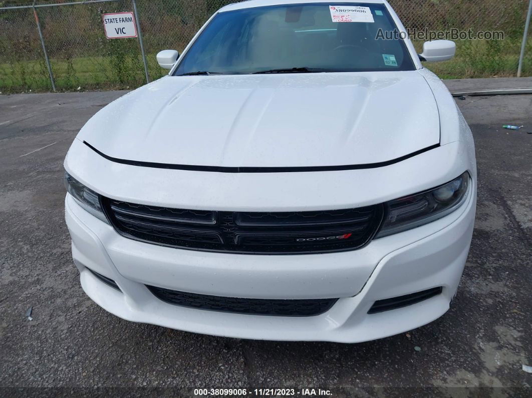 2017 Dodge Charger Sxt Rwd White vin: 2C3CDXHGXHH643138